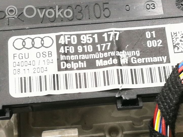 Audi A6 S6 C6 4F Éclairage lumière plafonnier avant 4F0947135H