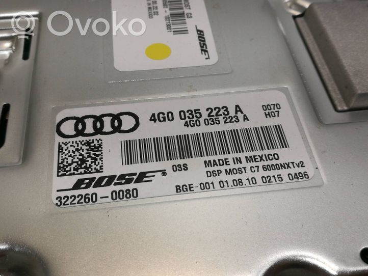 Audi A8 S8 D4 4H Garso stiprintuvas 4G0035223A