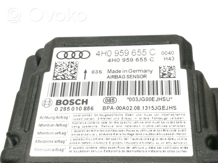 Audi A6 Allroad C7 Sterownik / Moduł Airbag 4H0959655C