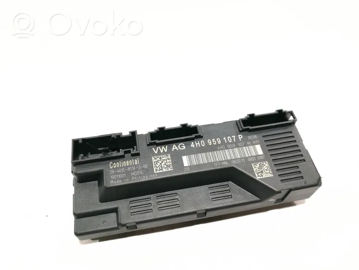 Audi A8 S8 D4 4H Sterownik / Moduł elektrycznej klapy tylnej / bagażnika 4H0959107P