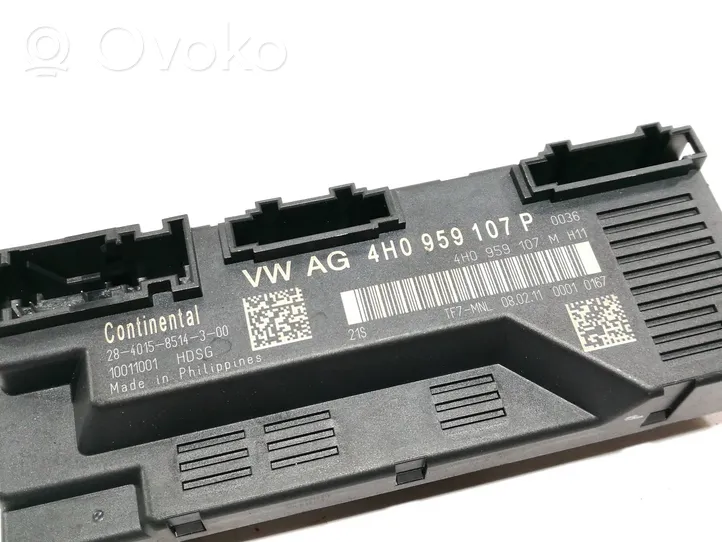 Audi A8 S8 D4 4H Centralina/modulo portellone/bagagliaio 4H0959107P