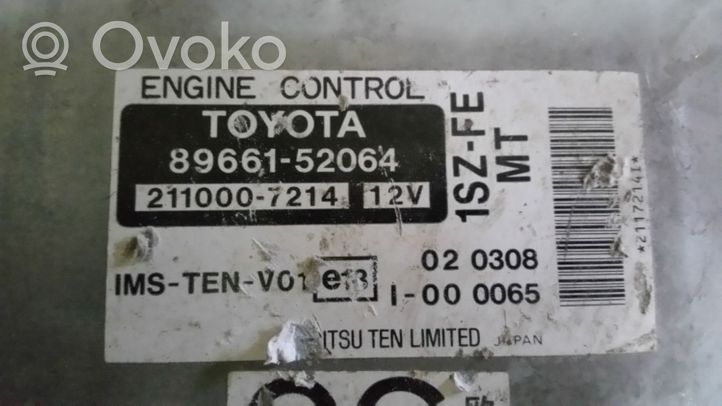 Toyota Yaris Centralina/modulo del motore 8966152064
