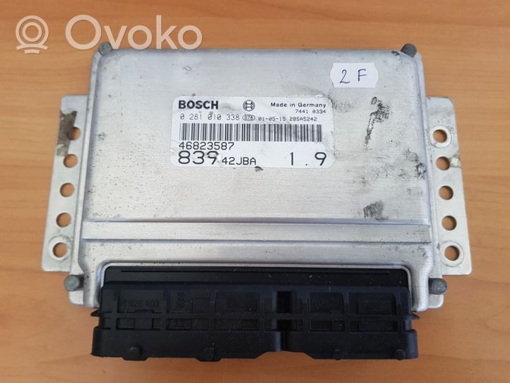 Lancia Lybra Calculateur moteur ECU 0281010338