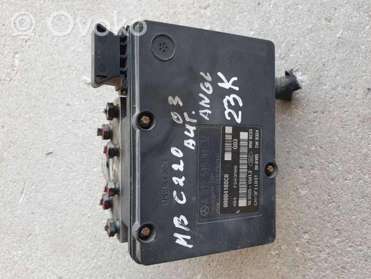 Mercedes-Benz C W203 Pompe ABS 10092515413