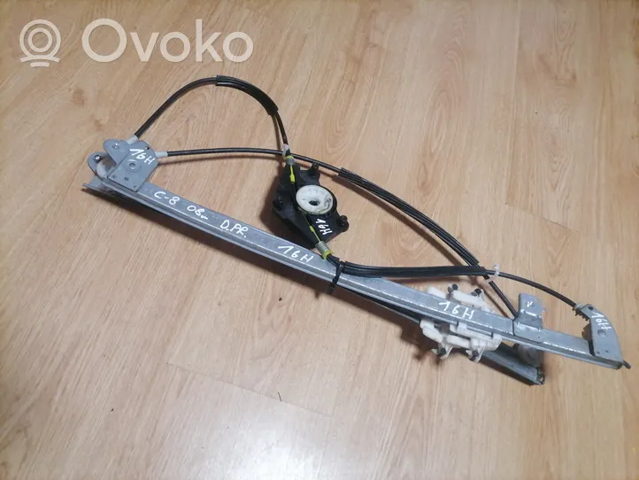 Citroen C8 Front window lifting mechanism without motor 