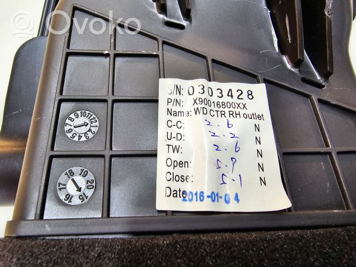 Dodge Durango Kojelaudan keskiosan tuuletussuuttimen ritilä X90016800XX