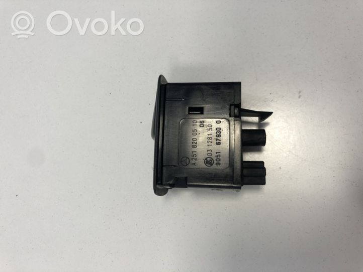 Mercedes-Benz R W251 Electric window control switch A2518200510