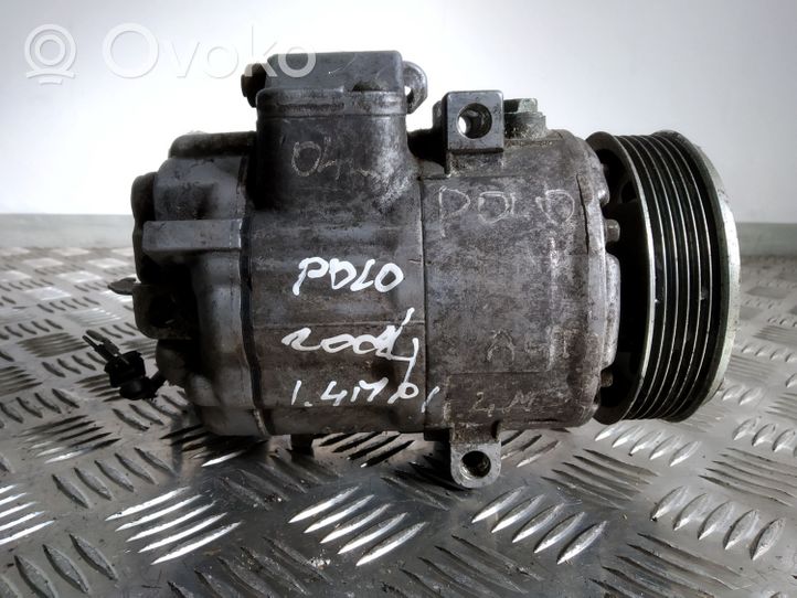 Volkswagen Polo Ilmastointilaitteen kompressorin pumppu (A/C) 6Q0820806A