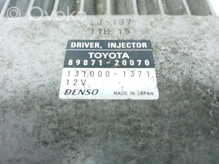 Toyota RAV 4 (XA30) Polttoaineen ruiskutuksen ohjainlaite/moduuli 8987120070