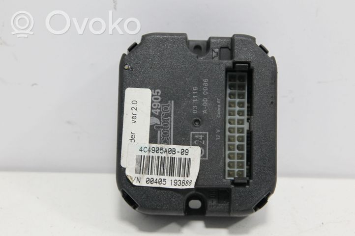 Citroen C-Crosser Unité de commande, module PDC aide au stationnement 4C4905A0B09