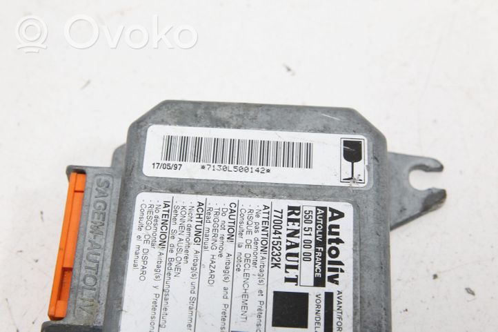 Renault Scenic RX Gaisa spilvenu vadības bloks 550510000