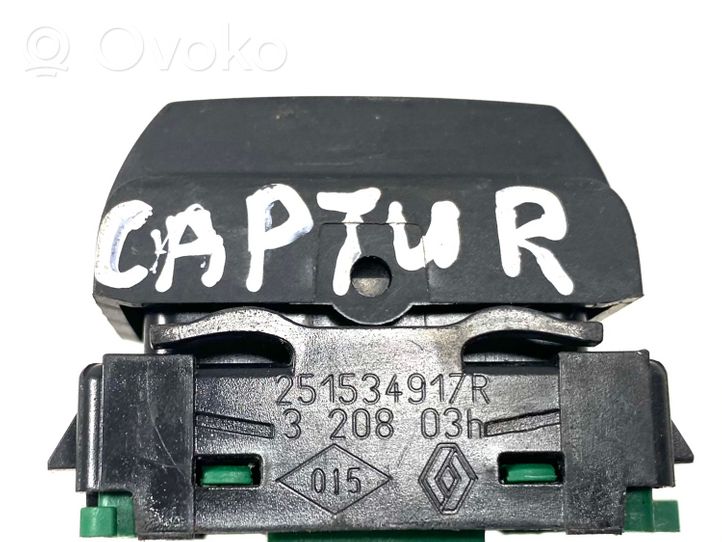 Renault Captur Bouton poussoir de démarrage du moteur 251534917R