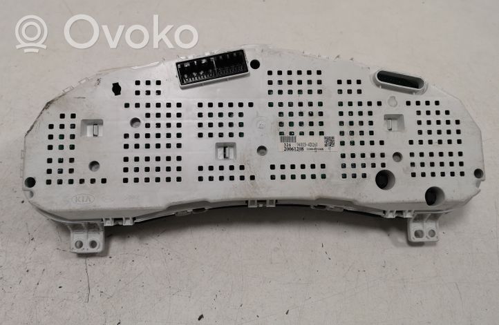 KIA Carnival Compteur de vitesse tableau de bord 940034D260