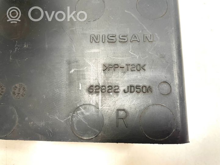 Nissan Qashqai Déflecteur d'air de radiateur de refroidissement 62822JD50A