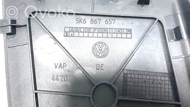 Volkswagen Golf VI Altro elemento di rivestimento bagagliaio/baule 5K6867657