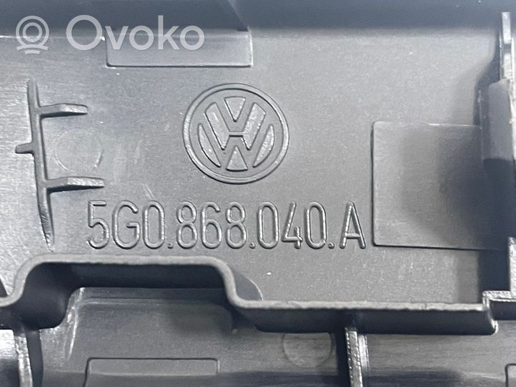 Volkswagen Golf VII Etuoven sisäkahvan kehys 5G0868040A