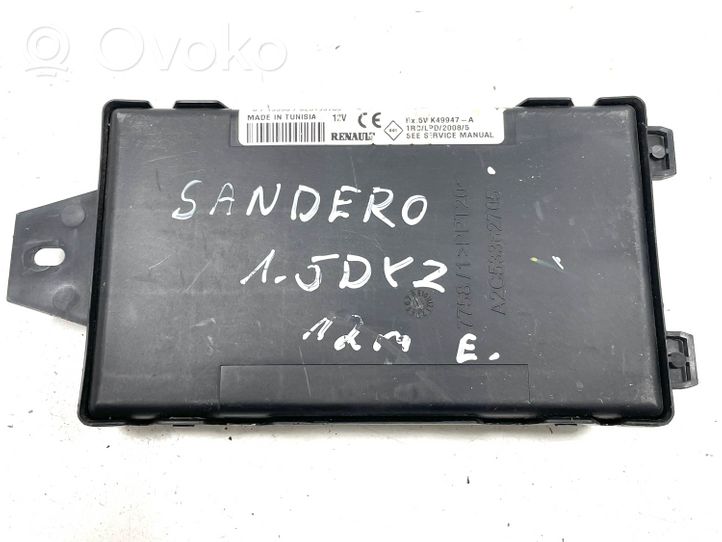 Dacia Sandero Katvealueen valvonnan ohjainlaite (BSM) 8201068829A