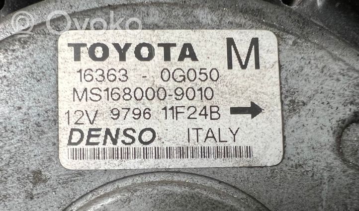 Toyota Corolla E120 E130 Jäähdyttimen jäähdytinpuhaltimen suojus 1227508403