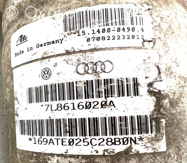 Audi Q7 4L Galinė pneumatinė (oro) pagalvė su amortizatoriumi 7L8616020A