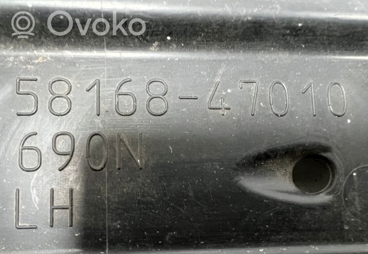 Toyota Prius (XW20) Keskiosan alustan suoja välipohja 5816847010