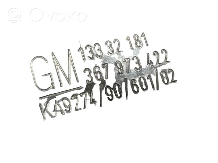 Opel Ampera Osłona tylnej tarczy hamulcowej 13332181