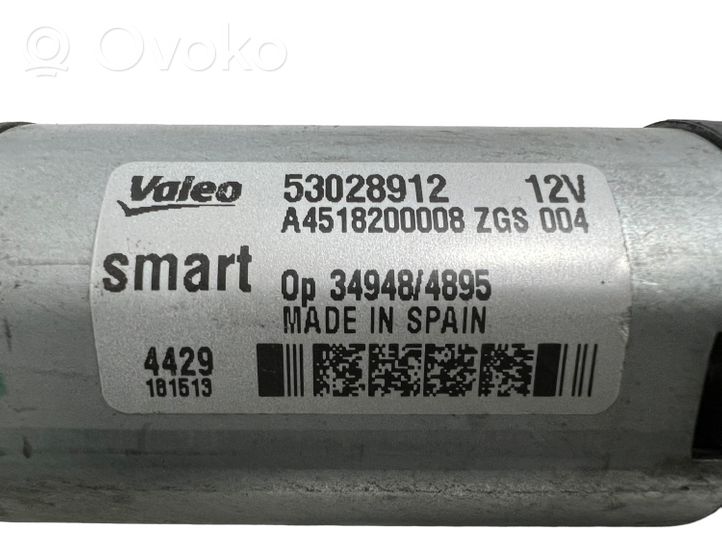 Smart ForTwo II Takalasinpyyhkimen moottori A4518200008