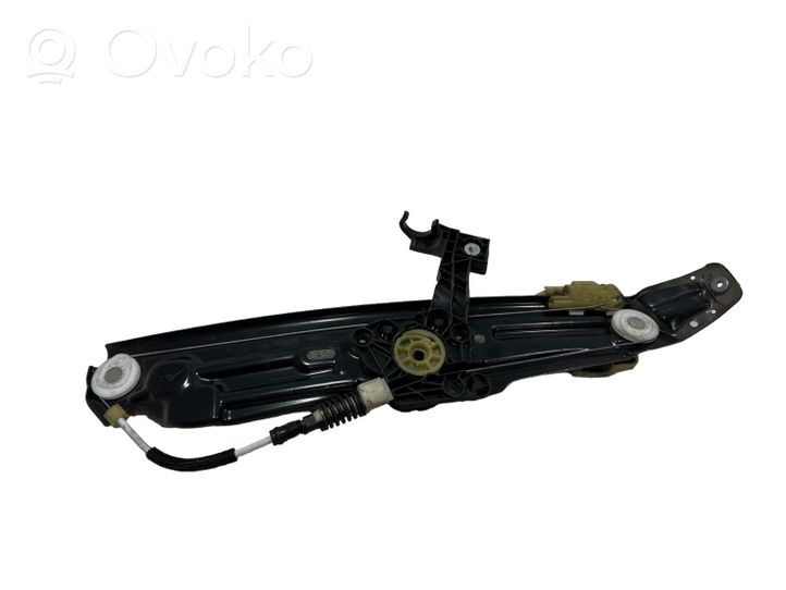 BMW 5 E60 E61 Mechanizm podnoszenia szyby tylnej bez silnika 71826139