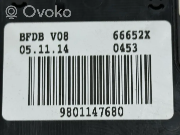 Citroen C3 Akun rele-sulake 9801147680