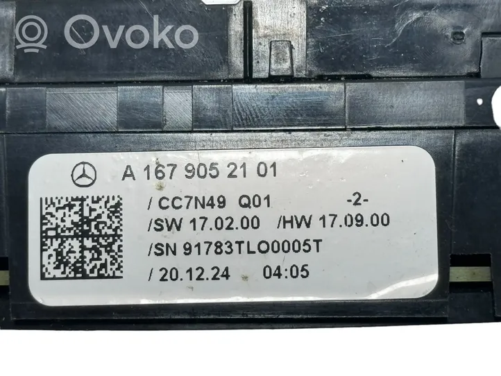 Mercedes-Benz GLS X167 Seat control switch A1679052101