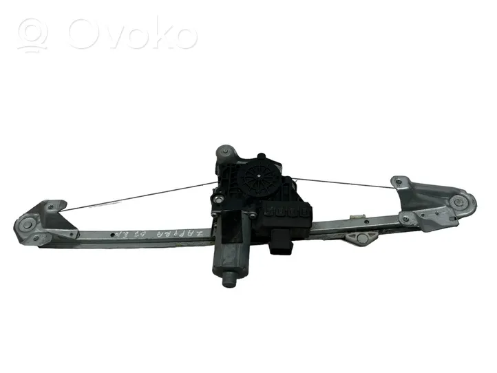 Opel Zafira B Rear door window regulator with motor 2913001751