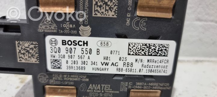 Volkswagen PASSAT B8 Kabel licznika / prędkościomierza 3Q0907550B