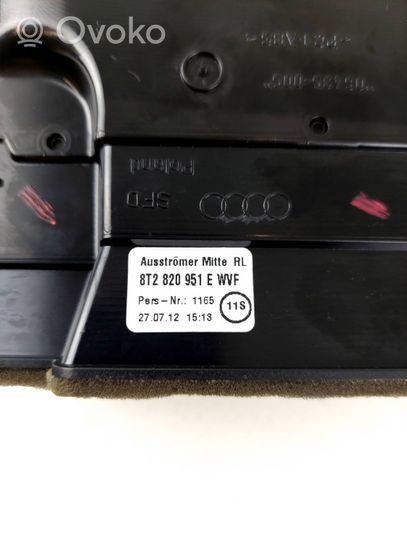 Audi A4 S4 B8 8K Kojelaudan keskiosan tuuletussuuttimen ritilä 8t2820951e