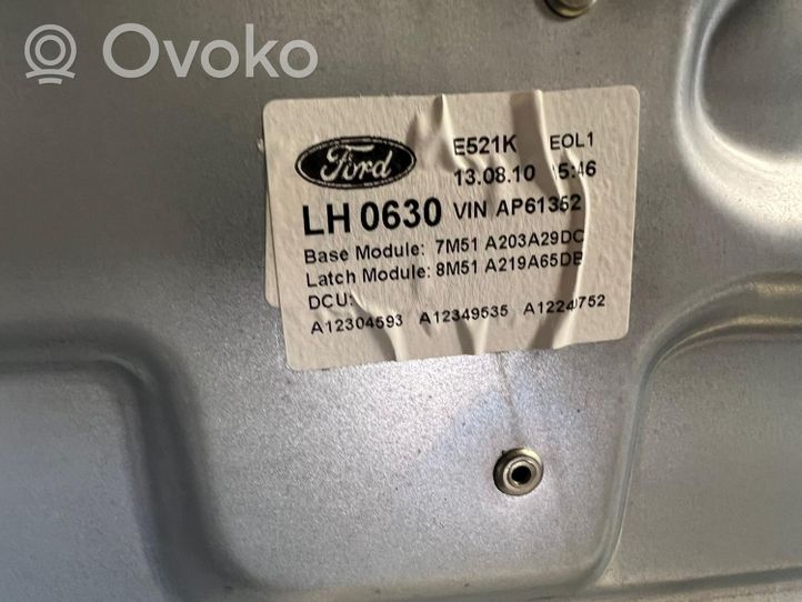 Ford Focus Mechaninis priekinio lango pakėlimo mechanizmas 7M51A203A29DC