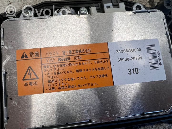 Subaru Outback Modulo di zavorra faro Xenon 84965AG000