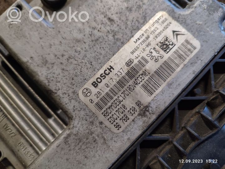 Citroen C3 Sterownik / Moduł ECU 0281017337