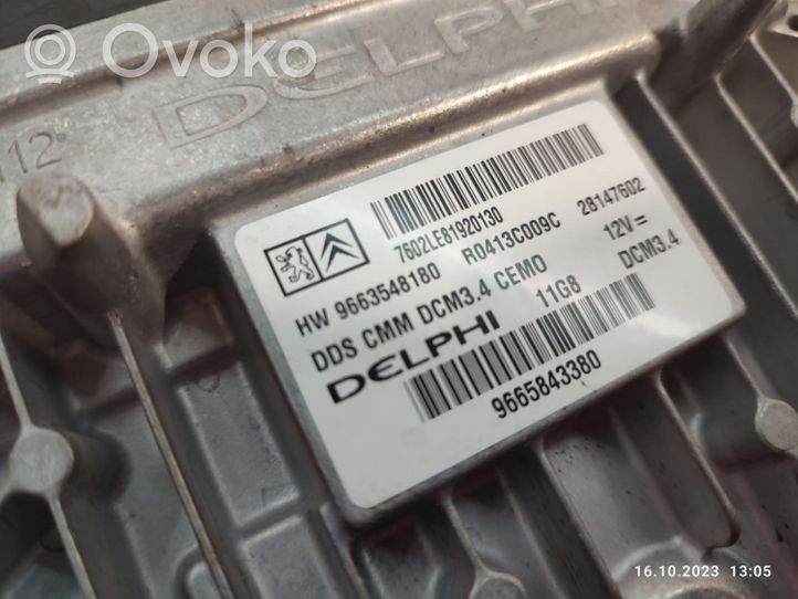 Citroen C5 Dzinēja vadības bloks 9663548180