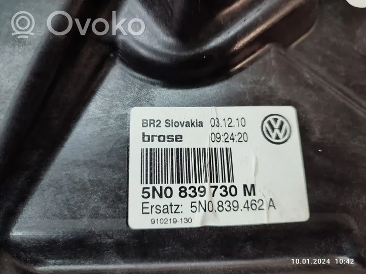 Volkswagen Tiguan Mécanisme lève-vitre de porte arrière avec moteur 5N0839730M