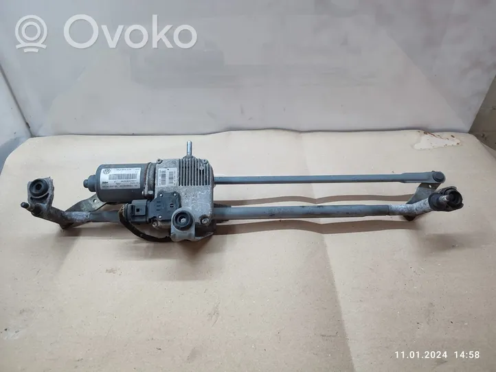 Volkswagen Tiguan Mechanizm i silniczek wycieraczek szyby przedniej / czołowej 5N2955119