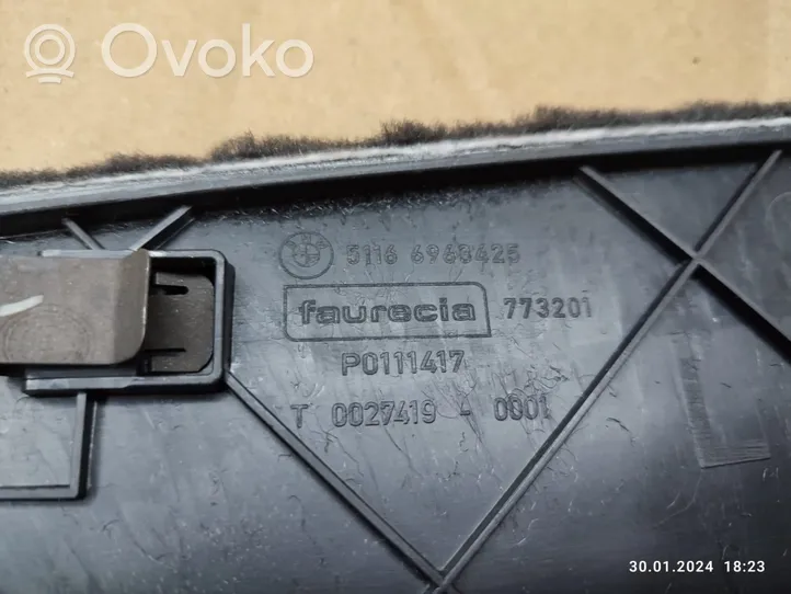 BMW X5 E70 Osłona tylna tunelu środkowego 6963425