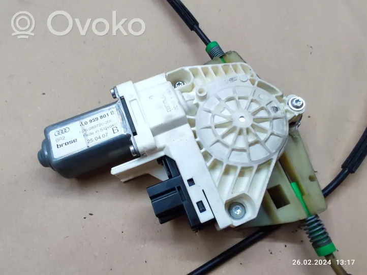 Audi Q7 4L Front door window regulator with motor 4L0959801B