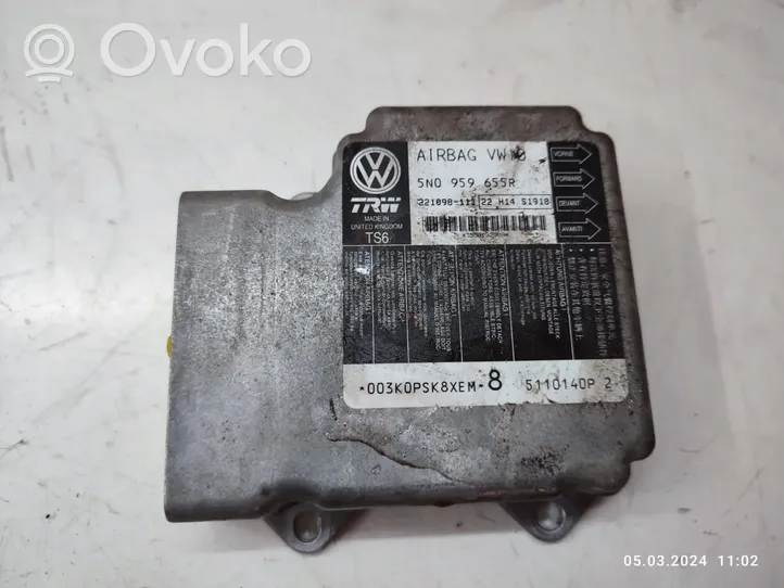 Volkswagen PASSAT CC Turvatyynyn ohjainlaite/moduuli 5N0959655R