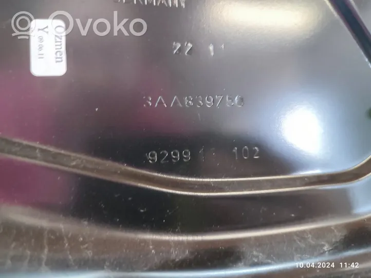 Volkswagen PASSAT B7 Elektryczny podnośnik szyby drzwi tylnych 3AA839756