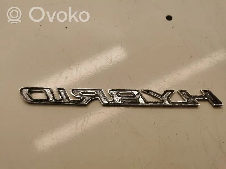 Lexus NX Emblemat / Logo / Litery drzwi tylnych 7547378010