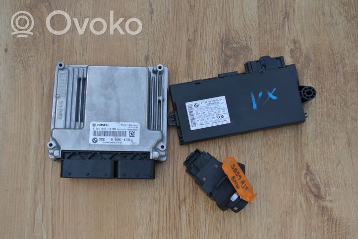 BMW X1 E84 Komputer / Sterownik ECU i komplet kluczy 8506438