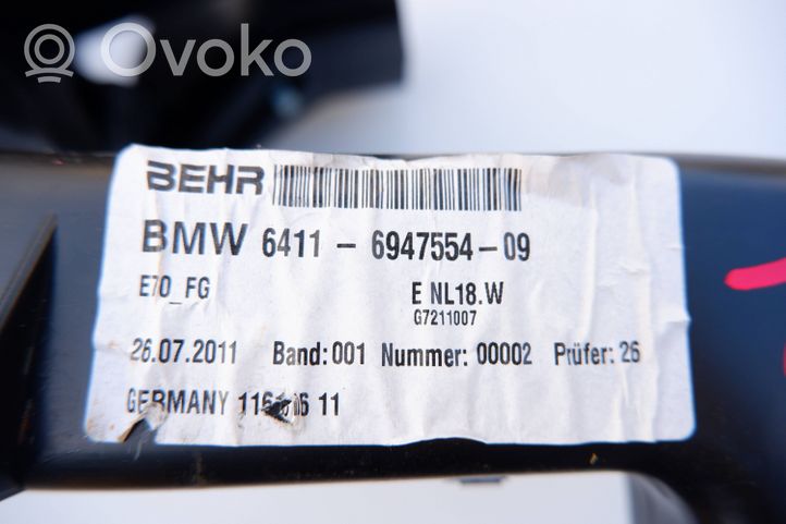 BMW X5 E70 Heizungskasten Gebläsekasten Klimakasten 6947554