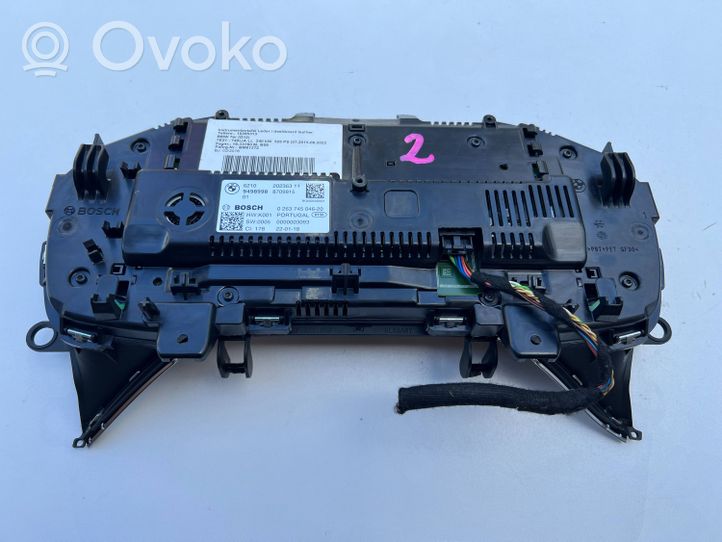 BMW 7 G11 G12 Tachimetro (quadro strumenti) 9498998