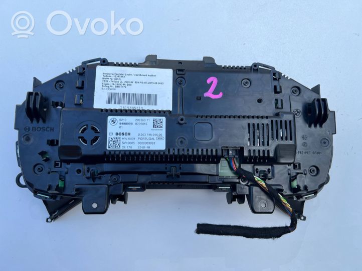 BMW 7 G11 G12 Tachimetro (quadro strumenti) 9498998