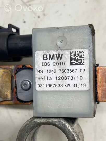 BMW X6 E71 Negative earth cable (battery) 7603567
