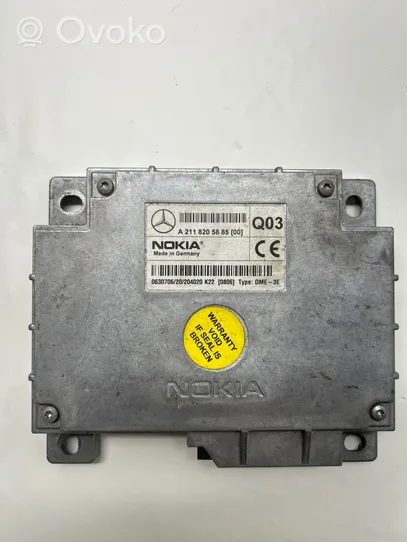 Mercedes-Benz E W211 Altre centraline/moduli A2118205885