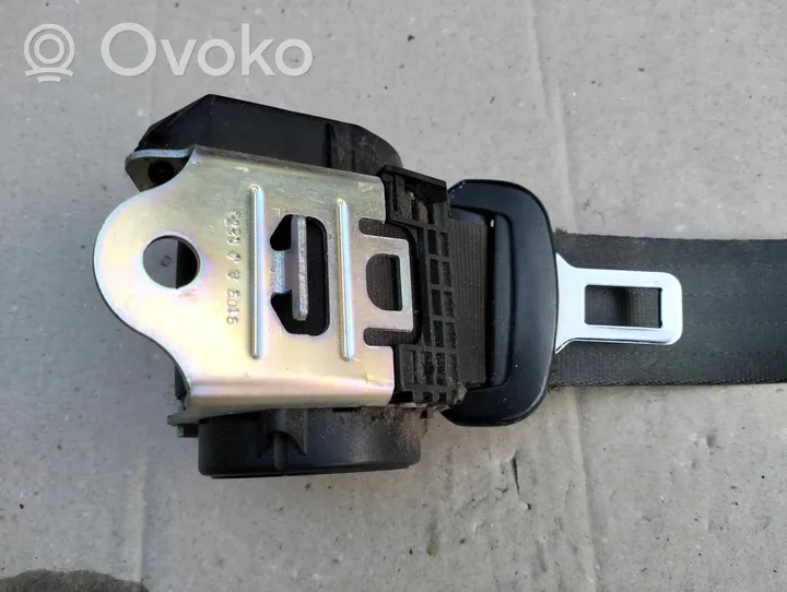 Skoda Rapid (120G, 130G, 135G) Rear seatbelt 621372800D